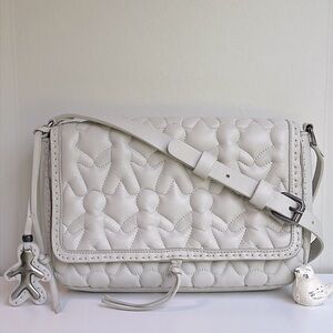 Henry Beguelin Italian Leather Crossbody / Color Chalk €440/$594